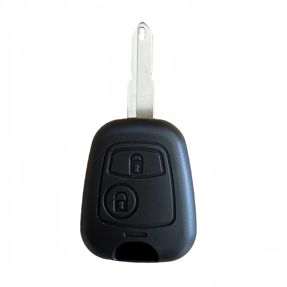 1pcs 2 Buttons Remote Key Shell Case for Peugeot 206 with NE73 Blade