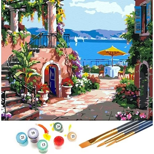 Tabdiko Painting By Numbers Hobby Set Yalı 40x50 cm