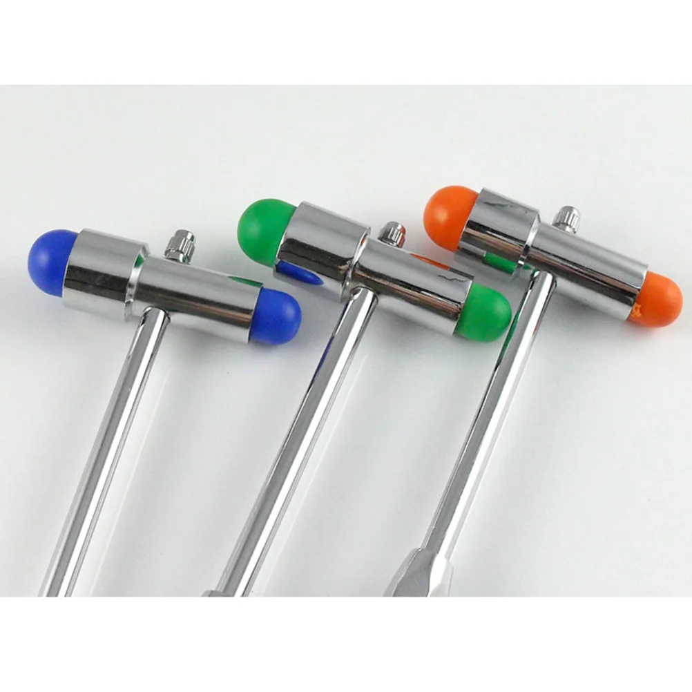 

Reflex Hammer Double-Headed Medical Percussion Hammer With Needle Brush For Nerve Diagnosis Hospital Use Stainless Steel