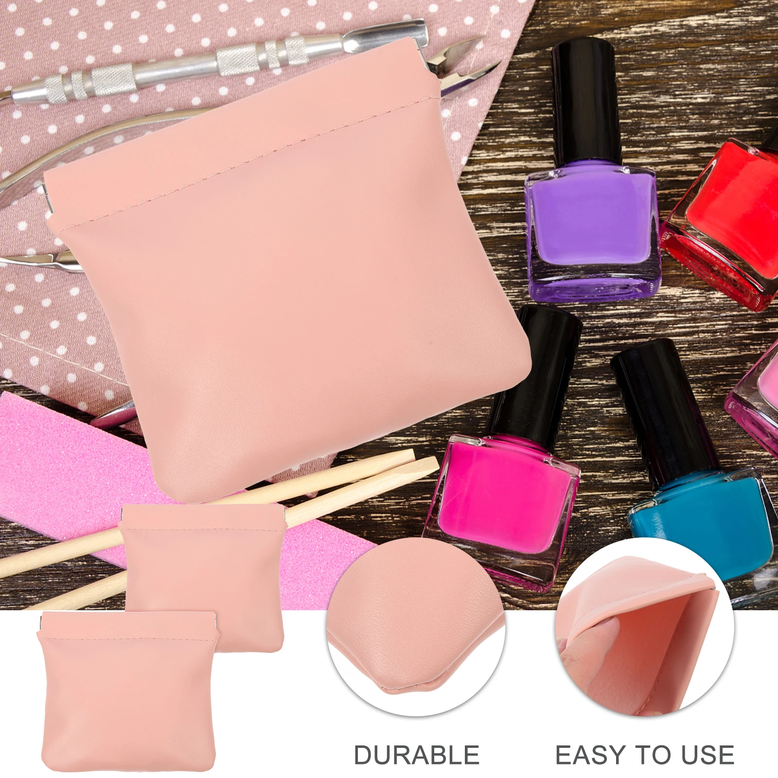 

Bag Travel Makeup Pouch Women Cute Lipstick Case Bags Mini Storage Toiletry Small Purse Essentials Portable Lightweight