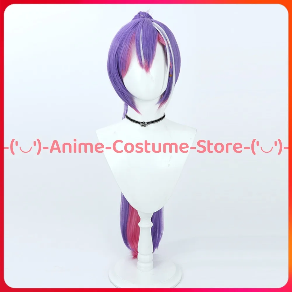 Hololive VTuber Gen 4 토코야미 토와 코스프레 가발 포니테일 애니메이션 캐릭터 할로윈 카니발 파티 의상 가발 합성 머리카락