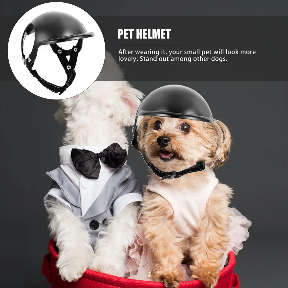 

Pet Outdoor Dog Safety Hat Party Hats Jacket with Headgear Cap PC for Small