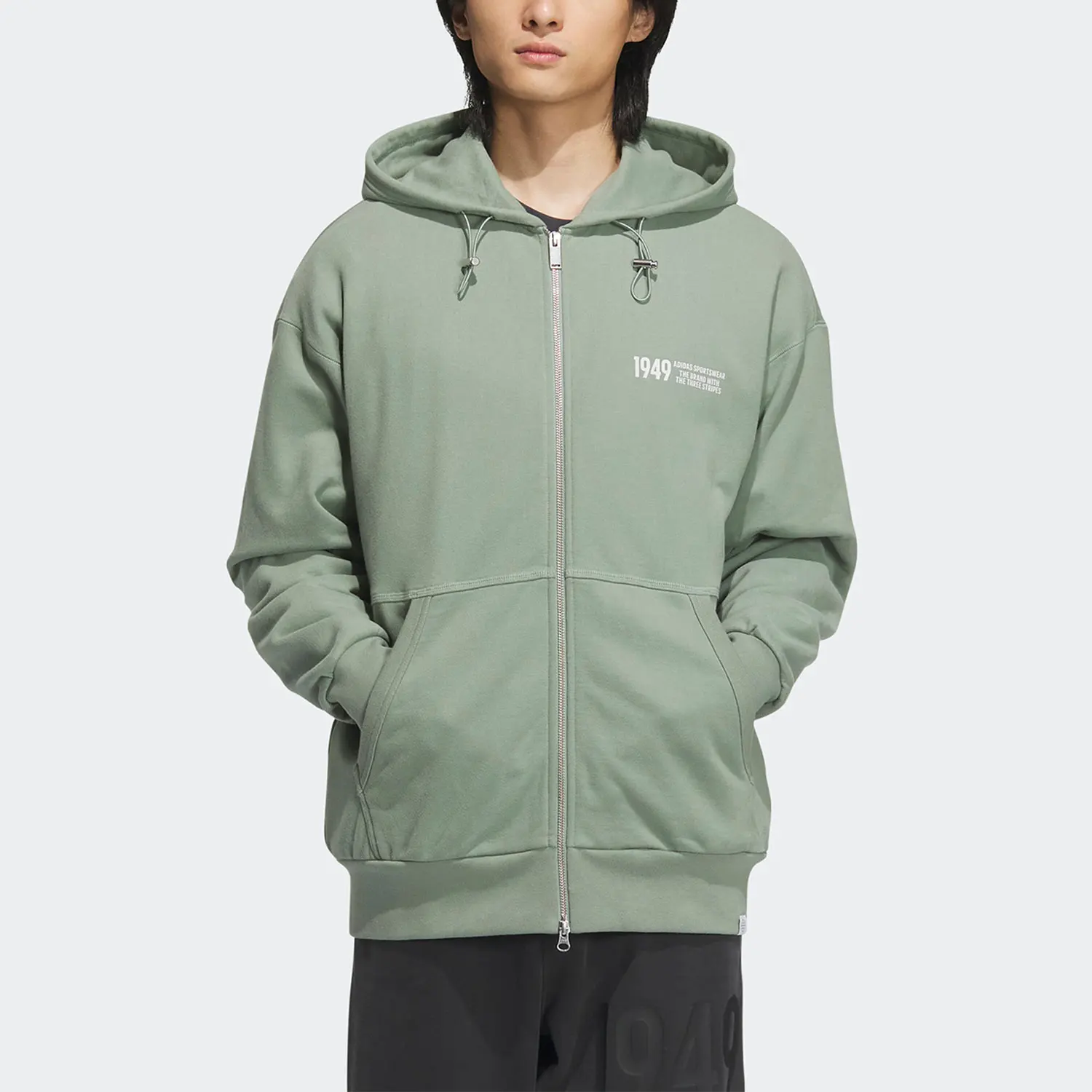 

Adidas Официальная весенняя новая мужская повседневная спортивная куртка с капюшоном IK3510