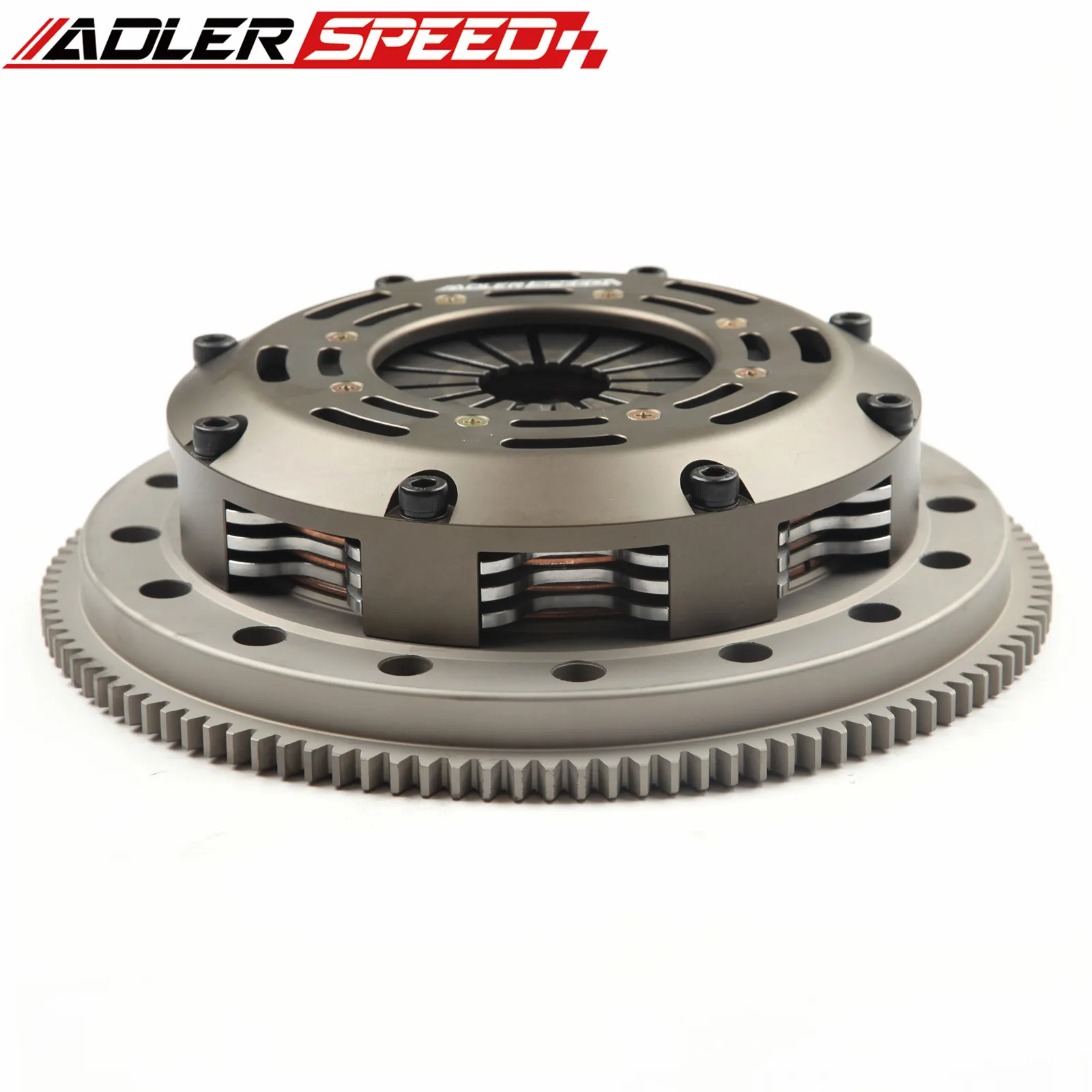 ADLERSPEED Racing Clutch TRIPLE Disk Flywheel Kit For 2001 - 2006 BMW M3 (3.2L DOHC 6cyl S54)6-Speed