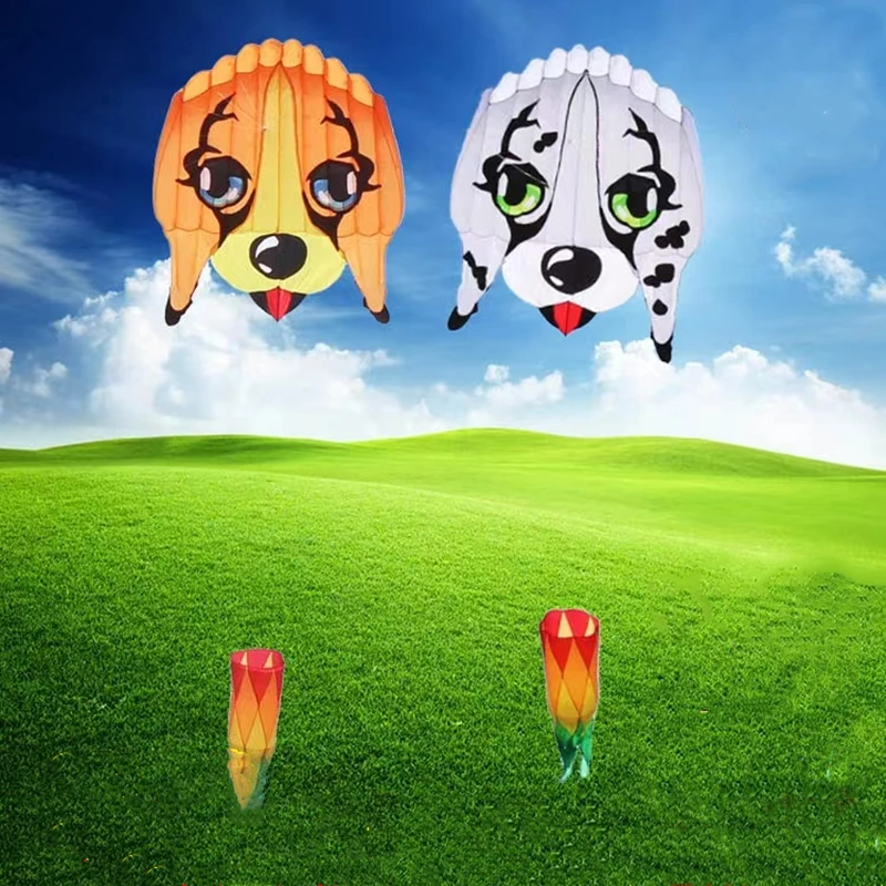 free shipping large dog kite flying professional kite factory walk in sky animal kite outdoor toys wind surfing parachute kite