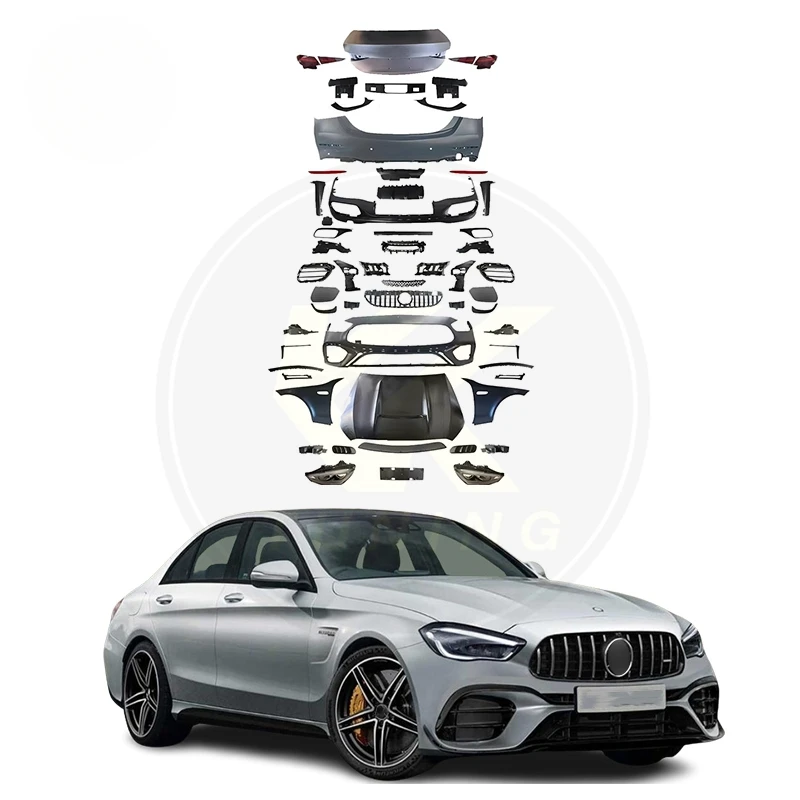 Upgrade Kit Old To New Body Kits For Mercedes Benz C Class W205 2015-2019 Facelift To W206 2020-2021