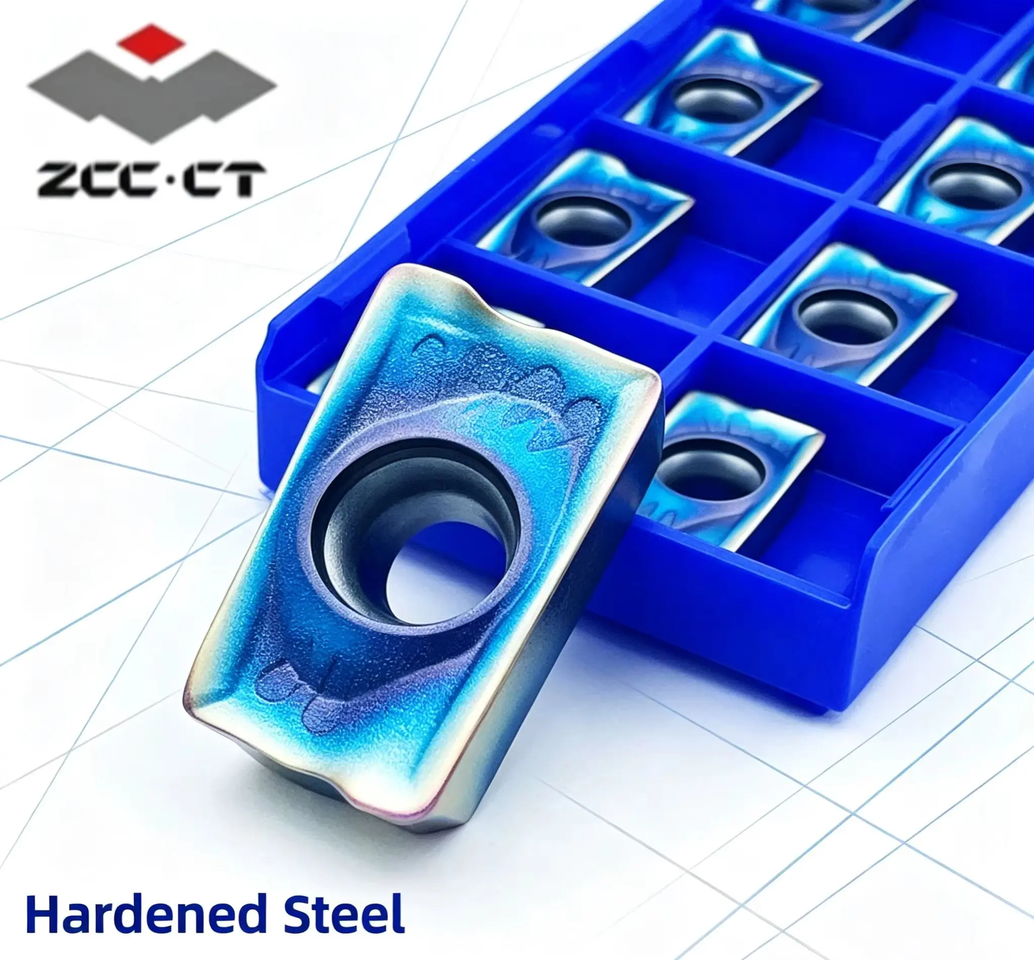 ZCC.CT APMT1135 APMT113508 APMT160408PDER APMT1604PDR APMT160408PDR Carbide Inserts APMT Milling Insert