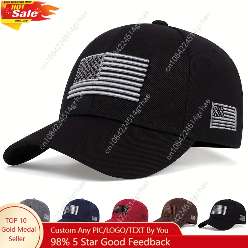 

American Flag Baseball Cap For Men Snapback Hat for Men&Women Bone Gorra Casquette Fashion Hat