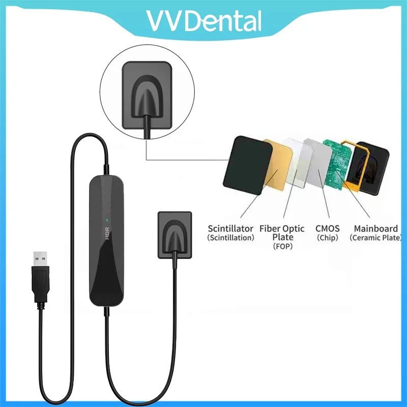 

X-ray Sensor RVG Dental High Frequency Digital Intraoral System HD Image Fast Imaging Fit X-ray Machines Dentistry Equipment