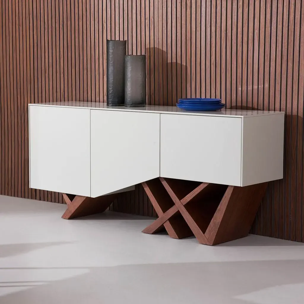 Y Nordic personality creative side cabinet integrated against the wall modern simple locker