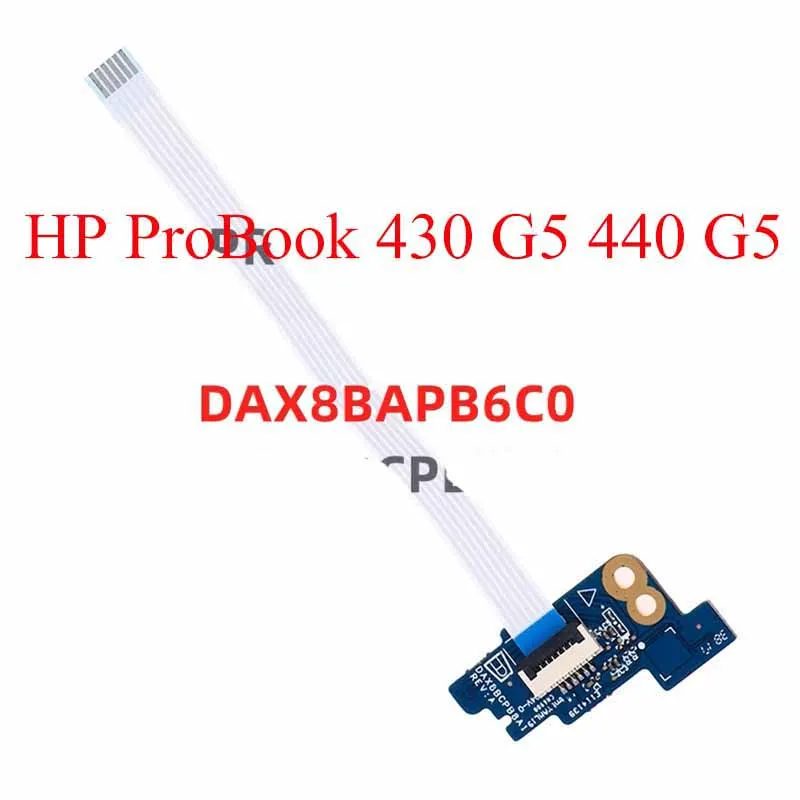 

3/5/10pcs New Power Button Board With Cable For HP ProBook 430 G5 440 G5 DAX8BAPB6C0