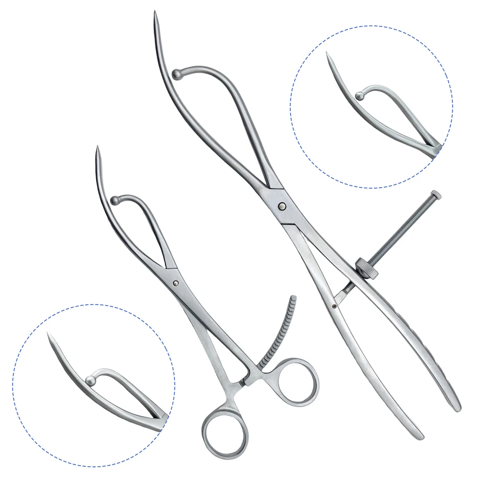 

Orthopedic Ankle joint reduction forceps Large small foot joint Trauma surgery forceps Orthopedic Instrument Pet