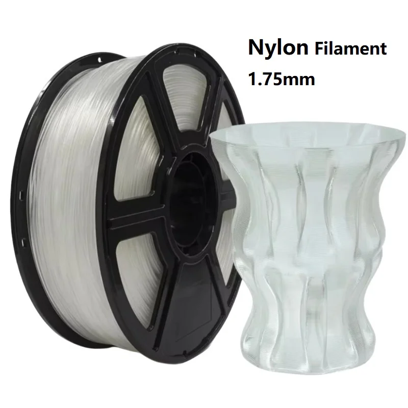 

3D Printer PA Nylon Filament 1.75mm 250g 500g 1kg 3D Printing Material High Tensile Strength Nylon Filament Sublimation Products