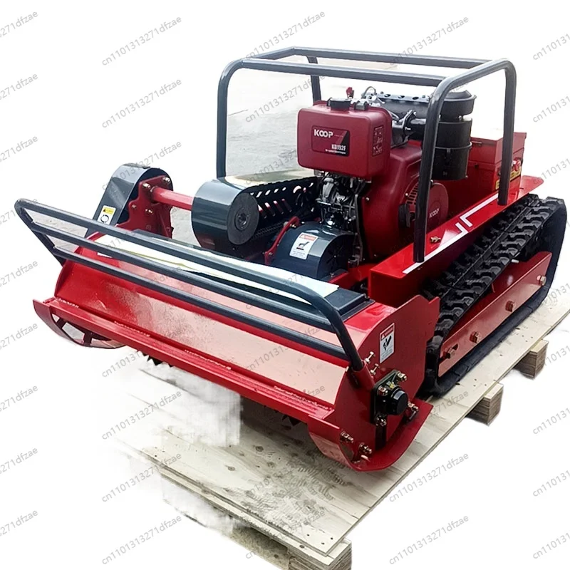 Intelligent Remote-controlled Crawler-type Robot Continuous Mower, Suitable for Garden, Farm, Orchard and Wasteland Mowers