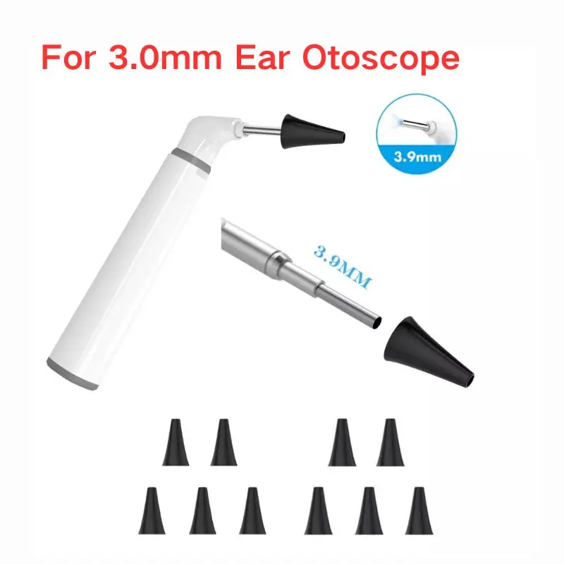 

3.9mm 4.3mm Digital Otoscope Accessories Specula Sets Ear Canal Inspection Tools Wax Removal Camera 5/10pcs 20pcs 50pcs Optional