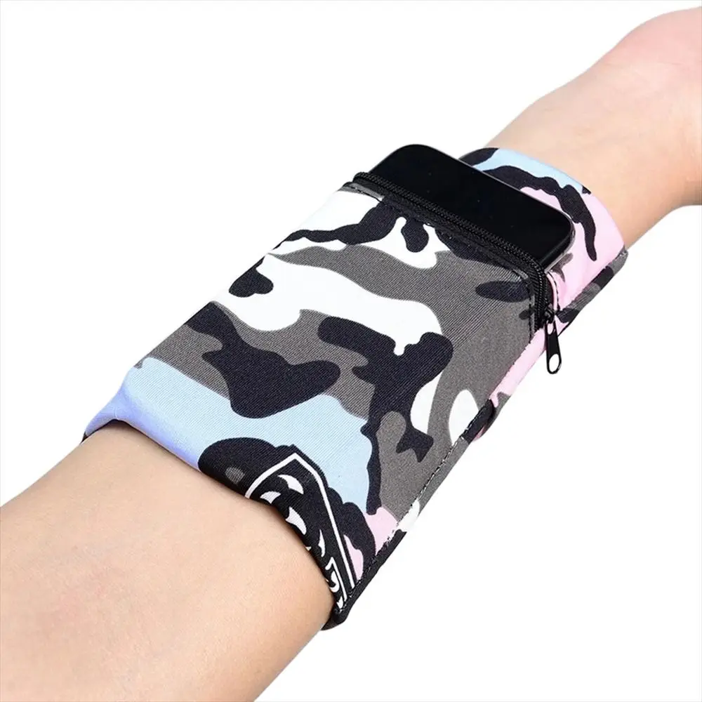 Badminton Wrist Bag Sport Wrist Band Sweatband Wristband Arm Bag Zipper Running Bags Zipper Ankle Wrap Wrist Wallet Pouch