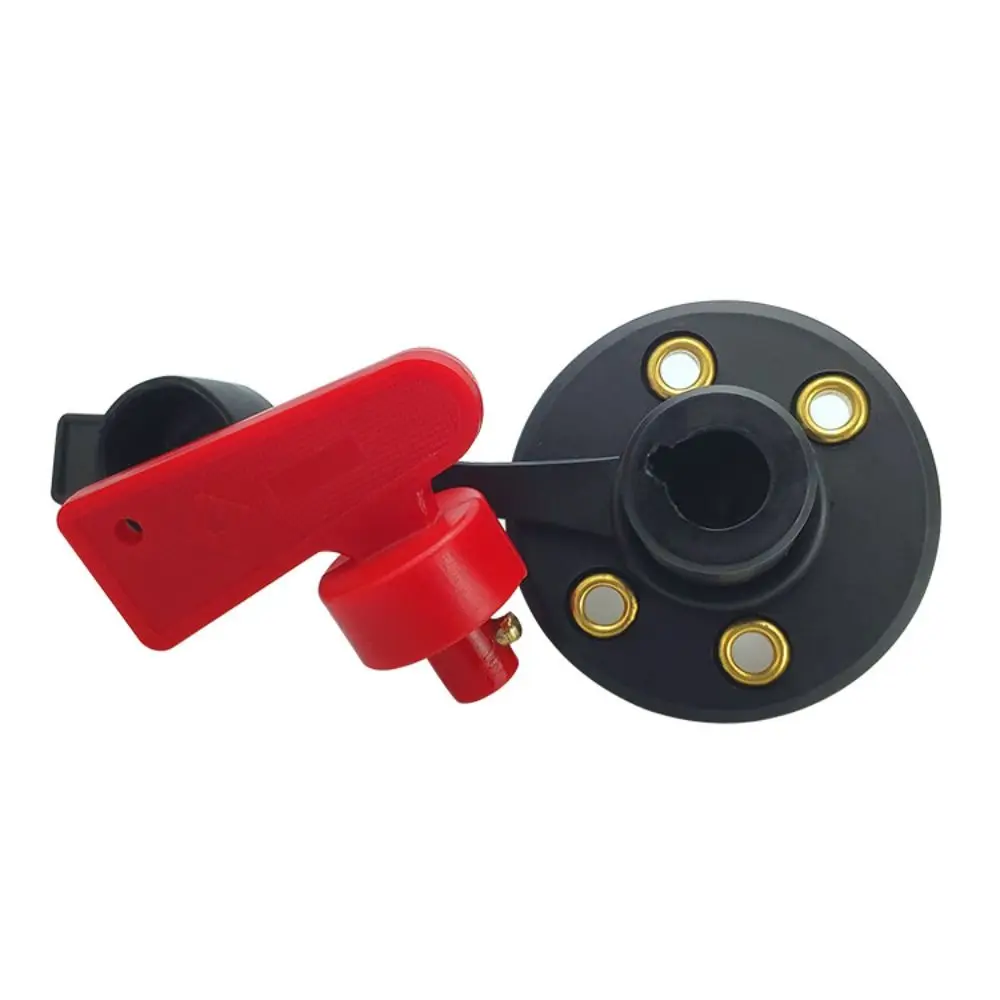 

Изолирующий переключатель аккумулятора 12 В, автомобильные аксессуары, четыре отверстия, выключатель, главный выключатель питания автомобиля, ручка типа, отключение питания