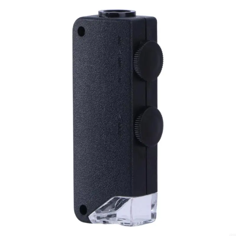 103A Mini Handheld 60x-100x Pocket Microscope Magnifer Loupe