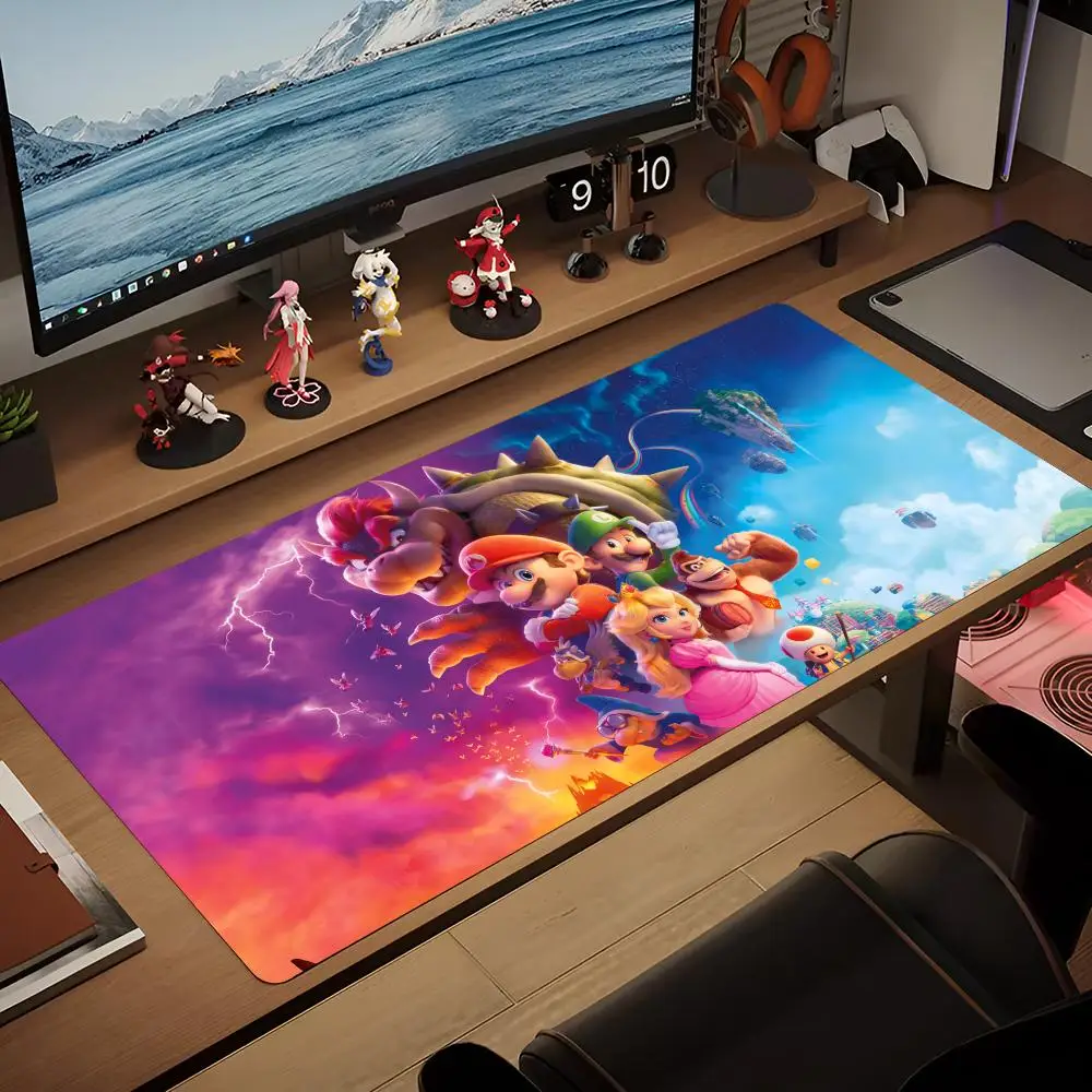 Jeu chaud Super Cool m-mario Bros tapis de souris tapis en caoutchouc ordinateur portable Xxl tapis de souris ordinateur Gamer ordinateur Table accessoires de jeu