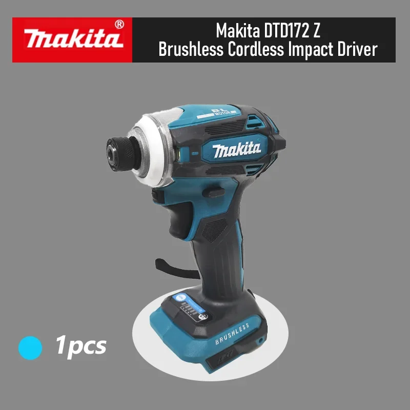 Makita DTD172 Impact Driver Drill 180Nm 18V Cordless Brushless Moter Electric ScrewDriver Power Tools For Makita 18V Battery