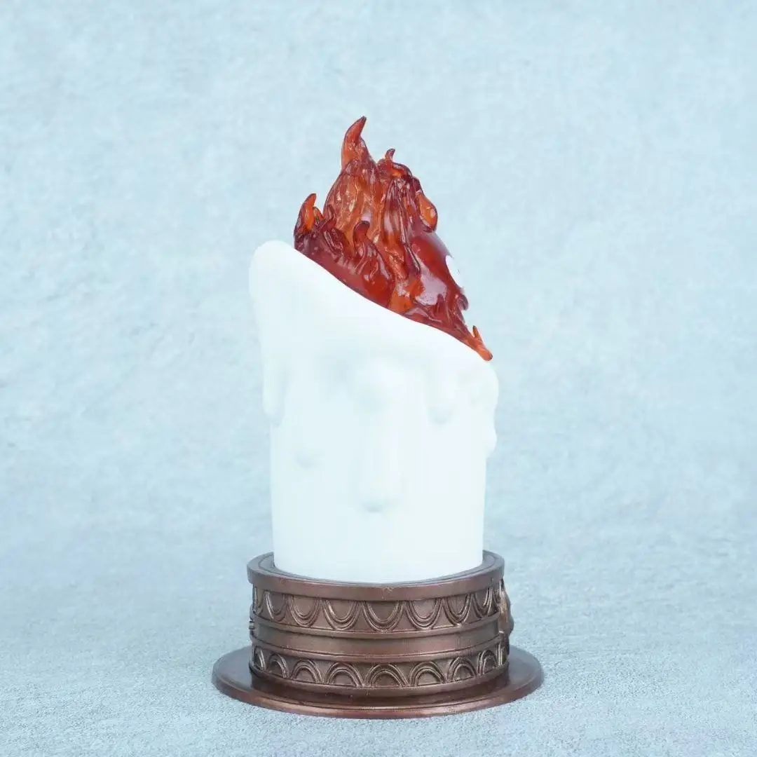 Personnages animés, flamme du cœur, bougie Cassifa, veilleuse pouvant briller, figurine en boîte modèle de bureau