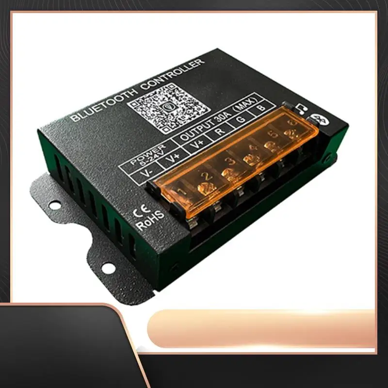 

Bluetooth DC5-24V RGB светодиодный контроллер ленты 30A 4-проводной 3-канальный светильник постоянного напряжения RF 29-клавишный дистанционный диммер