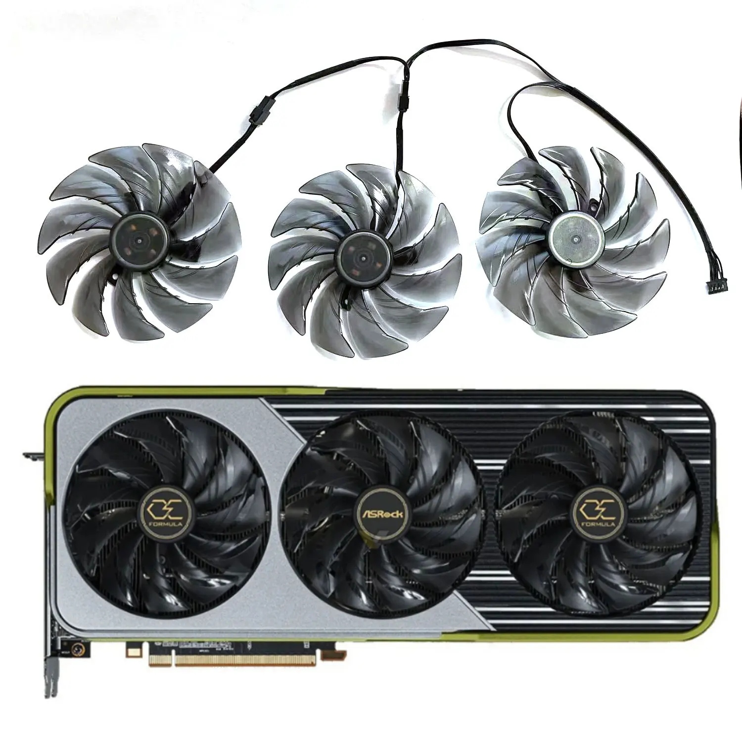 New Cooling Fan 95MM 4PIN FDC10U12S9-C for ASRock Radeon RX 6950XT OCF 16G Graphics Card Cooling