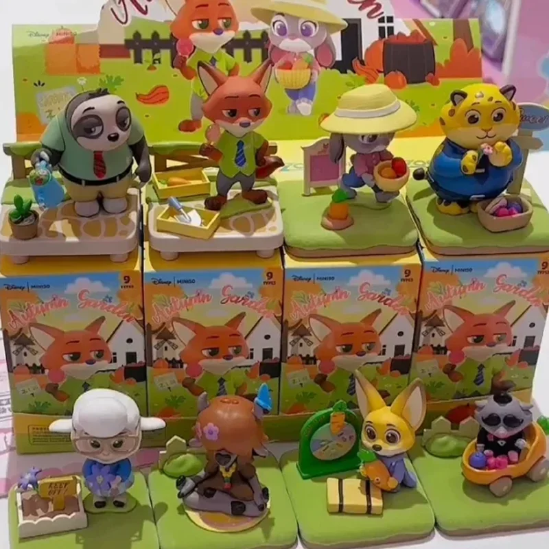 ズートピア 秋の庭園シリーズ ブラインドボックス カワイイ アニメ アクションフィギュア サプライズ ミステリードール 女の子向け
