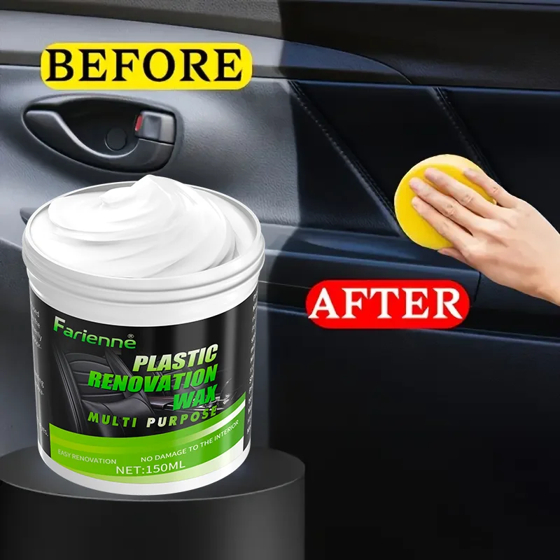 Farienne 150ML Multi-Purpose Plastic Wax Car Interior Scratch Repair Leather Polishing Paste And Plastic Restorer for Radiant
