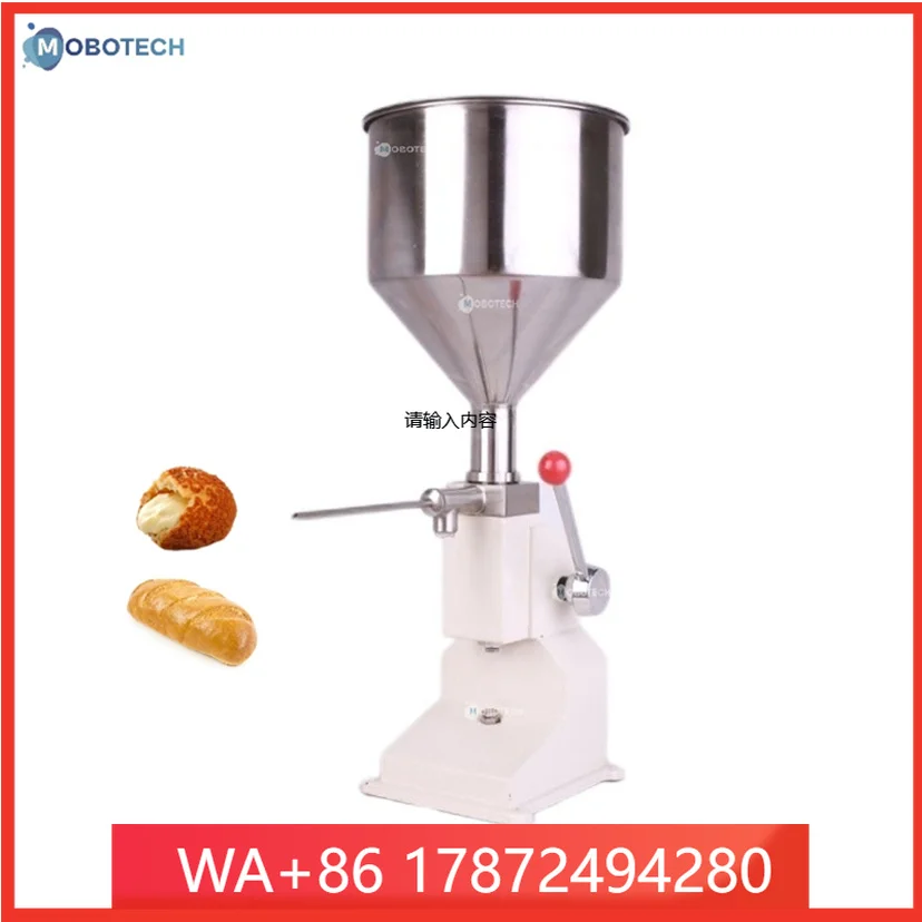 Small Business Manual Cream Jam Paste Filling hine for Croissant Puffs Churros Cupcakes Cake for Bakery