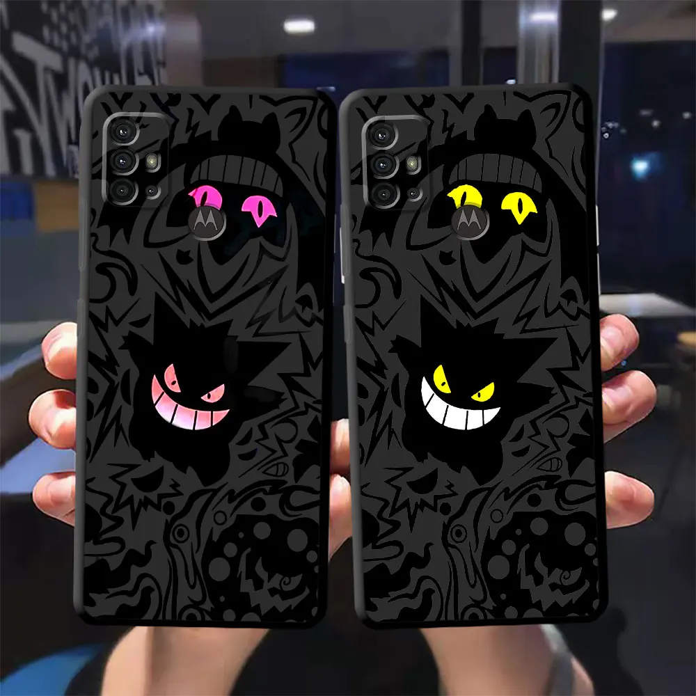 Bag Silicone Pokemon Gengar Phone Case for Huawei P30 Lite P30 Pro P Smart Z P20 Lite P50 Pro P40 Lite E P10 P30 P40 P Cover