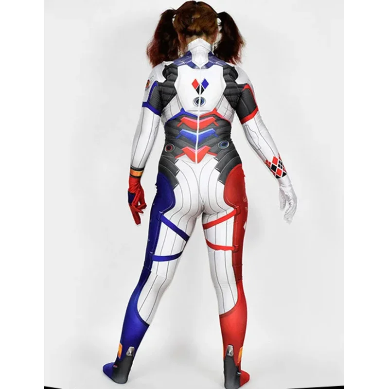 أحدث أزياء D.va التأثيرية DVA أزياء البطل الخارق لحفلة الهالوين Zentai بدلة Catsuit للبالغين والأطفال