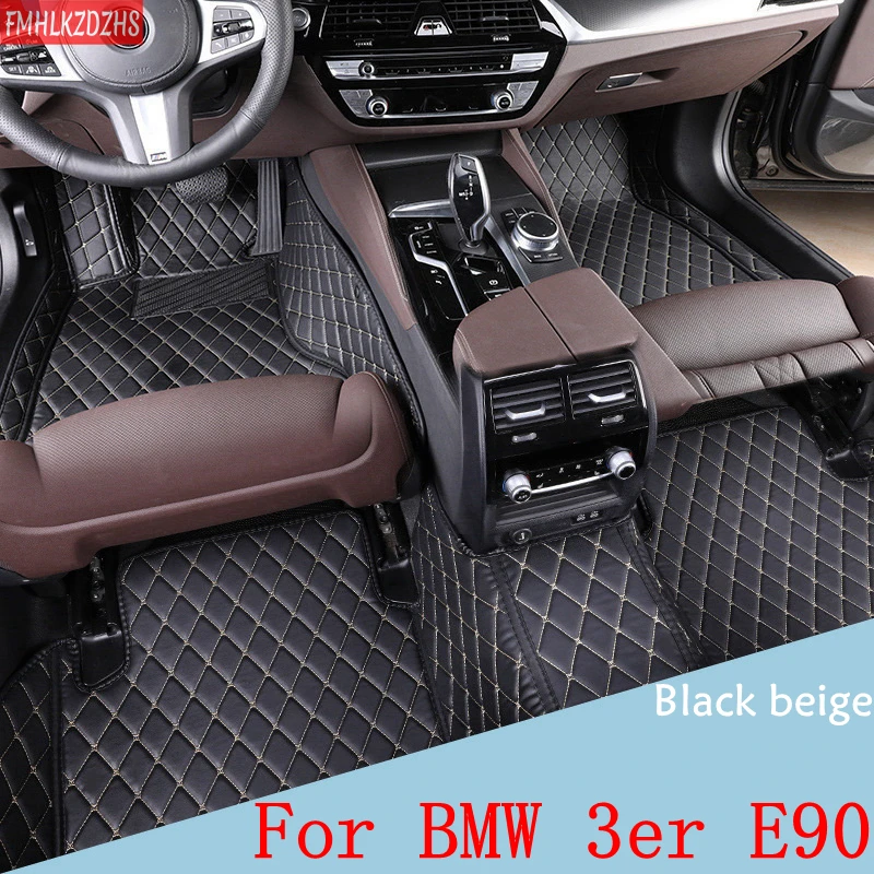 

FMHLKZDZHS Custom Car Floor Mats For BMW 3er E90 2005-2013 316-335 Auto Carpets Foot Coche Accessorie