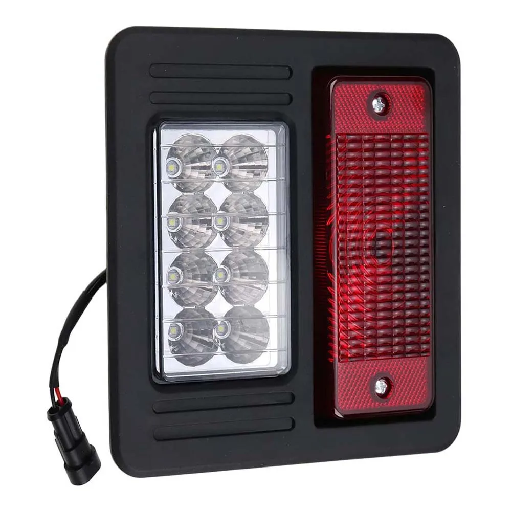 Skid Steer Light LED Tail Light Replacement Part Plastic And Glass Materials Simple Installation For Bobcat 553
