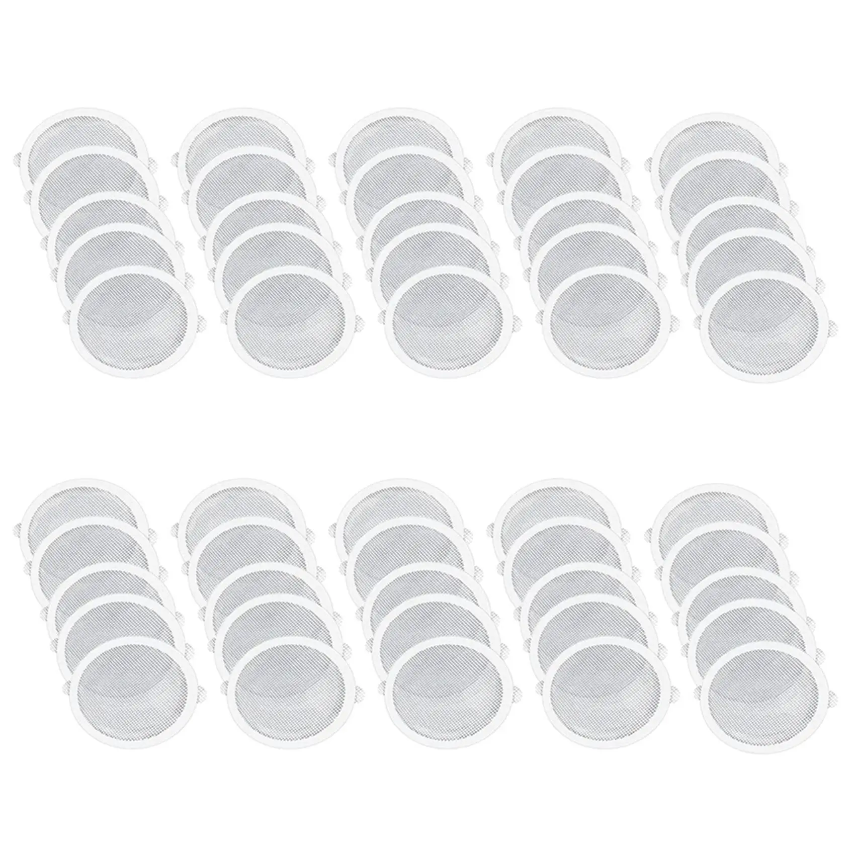 AB35-100 Pcs Disposable Shower Drain Hair Catcher Mesh Stickers, Anti Clogging Floor Sink Strainer, Shower Drain Dog Hair