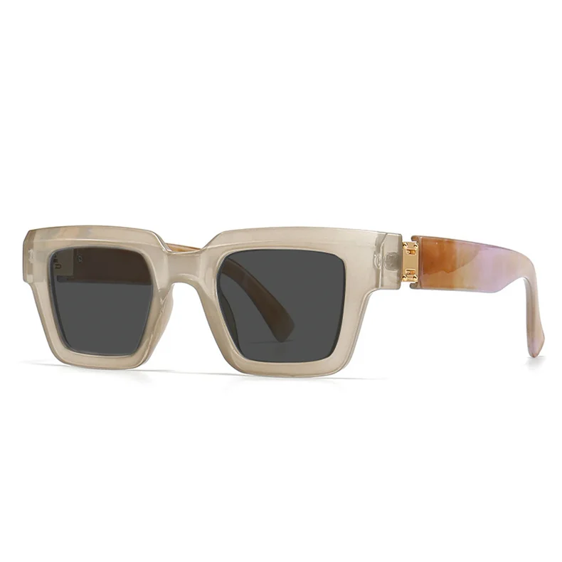 LOERHUNAR 2025 Neue Marke Design Quadratischen Rahmen Myopie Sonnenbrille für Frau und Mann UV400 Sonnenschirm Mode Sonnenbrillen 0 bis -6,0 – Detail 9