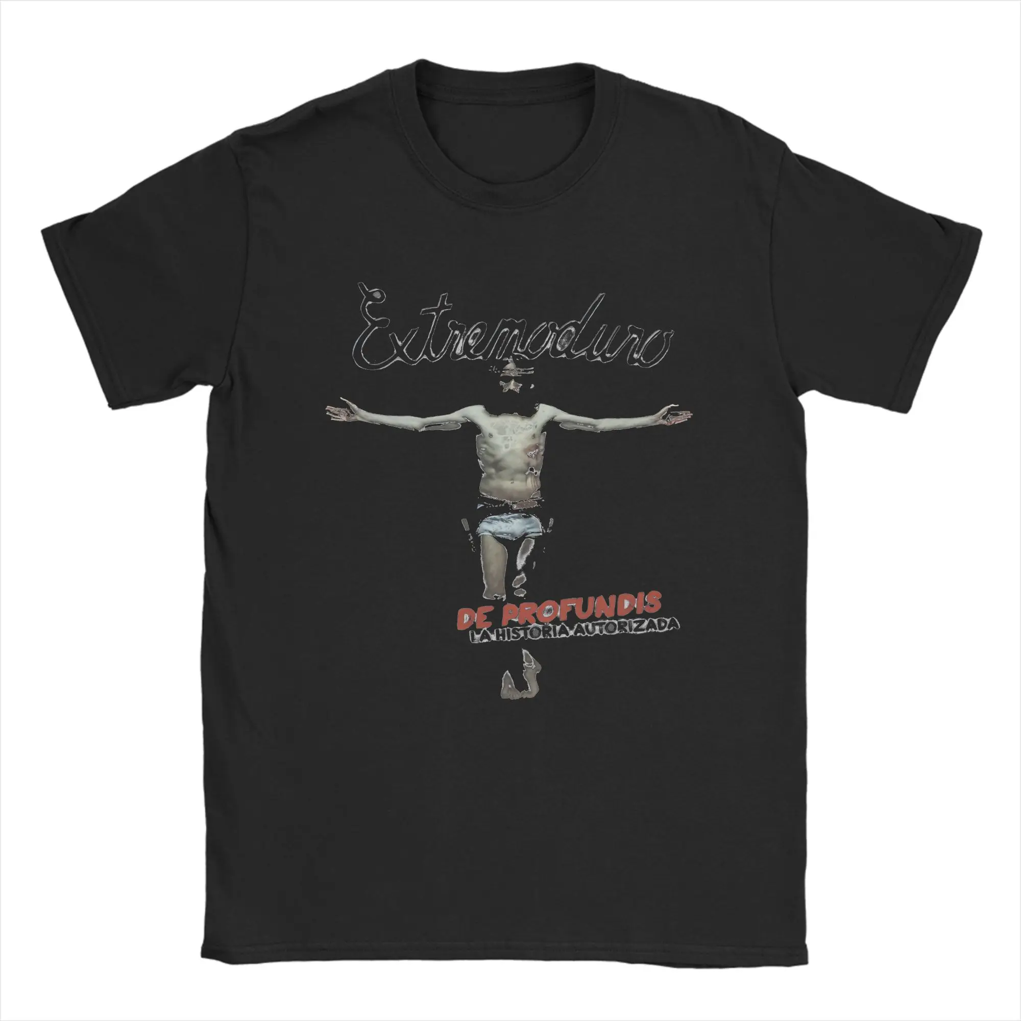 Men T-Shirts Extremoduro Spanish Hard Rock Band Awesome Pure Cotton Tees Short Sleeve T Shirts Round Collar Clothing Printed