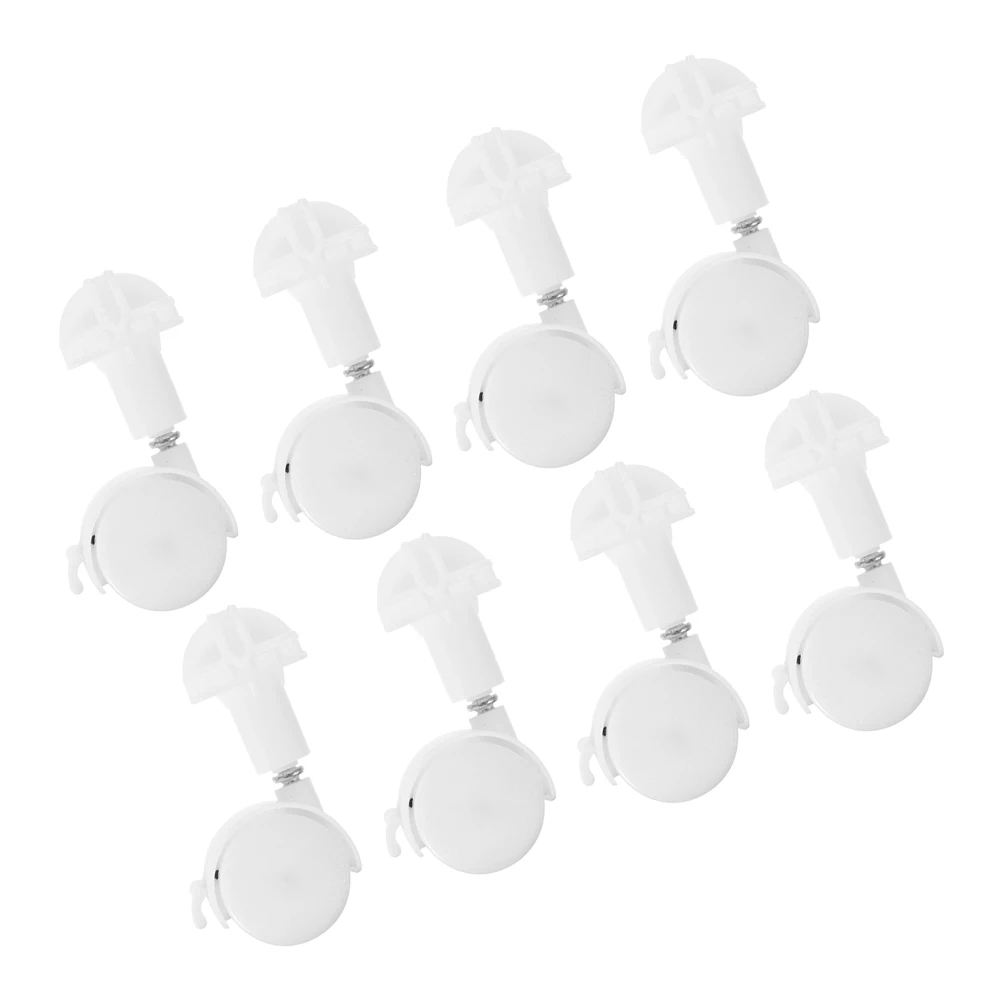 

8pcs Cat House Casters Accessories Semicircle Wheels Iron Replacement for Pet Cage Easy Assembly Durable Heavy Duty