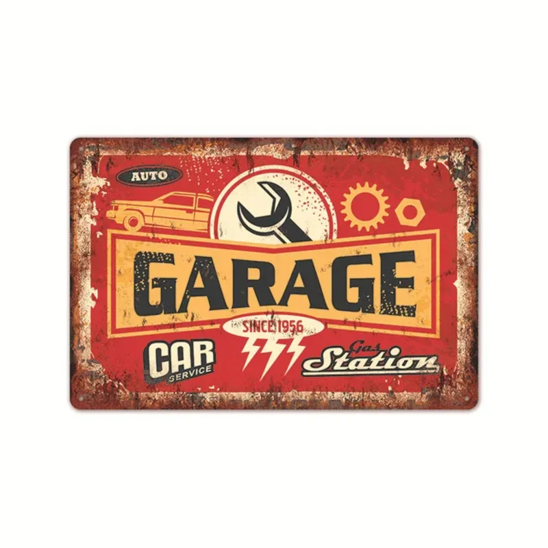 WD-40 Tin Sign Vintage Metal Sign Garage Signs Art Decor