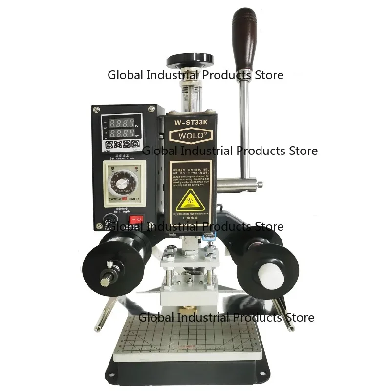 

Hot Stamping Machine Manual Leather Hear Press Machine Gold Silver Foil Digital Embossing Machine For Leather PU Paper Logo