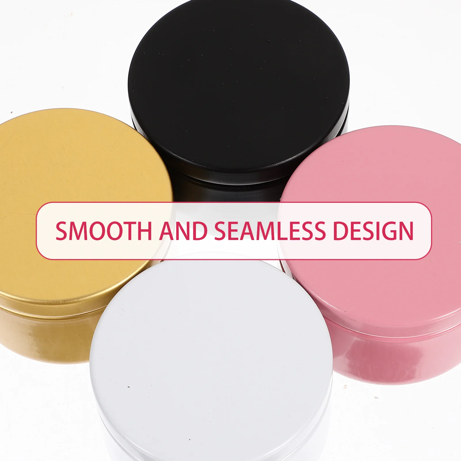 

20pcs Aluminum Jars 50ml Hand Cream Containers Empty Storage Small Lids Safe Wear Resistance Practical Long Lasting