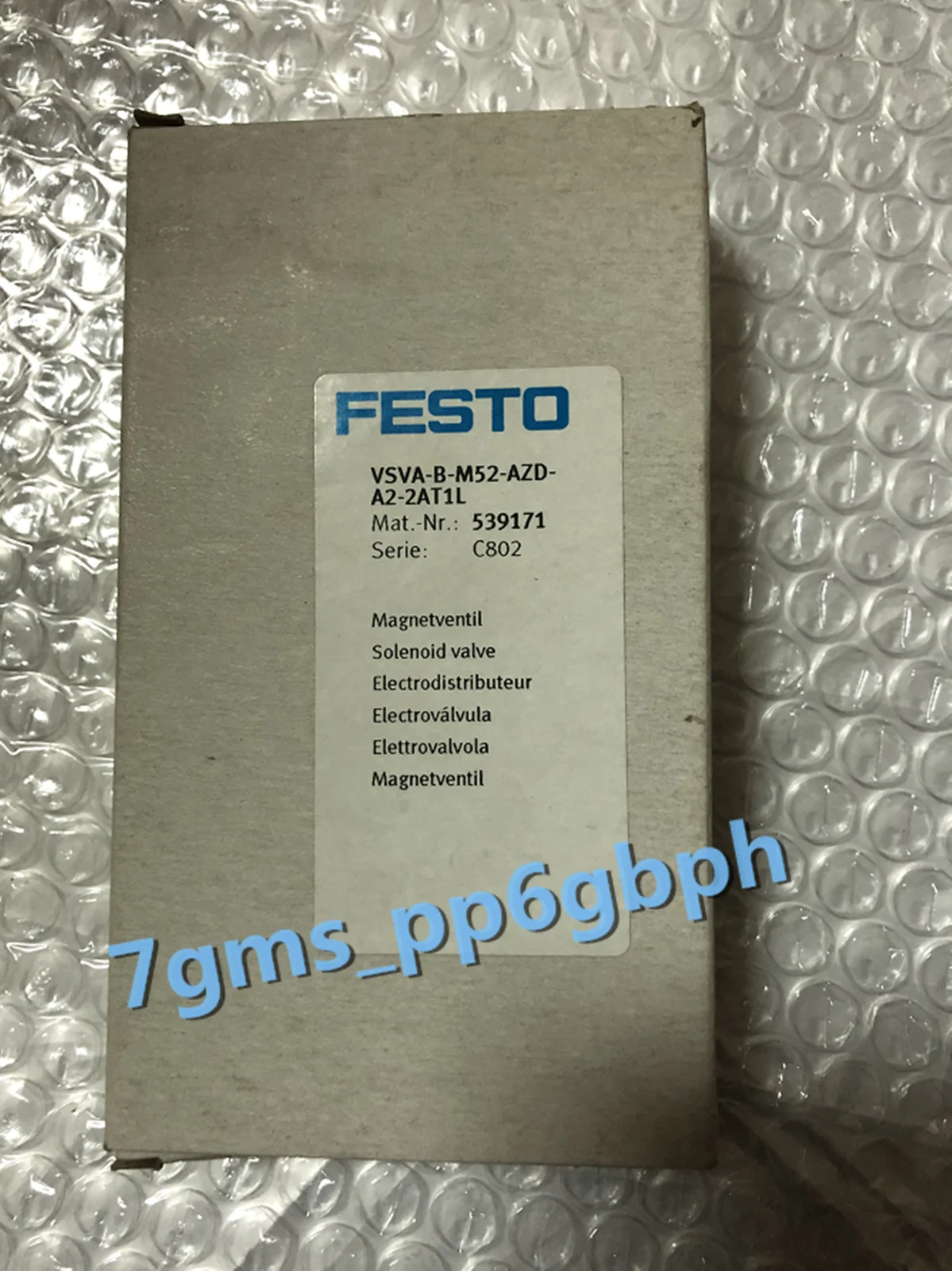 

1 PCS NEW IN BOX FESTO solenoid valve VSVA-B-M52-AZD-A2-2AT1L 539171