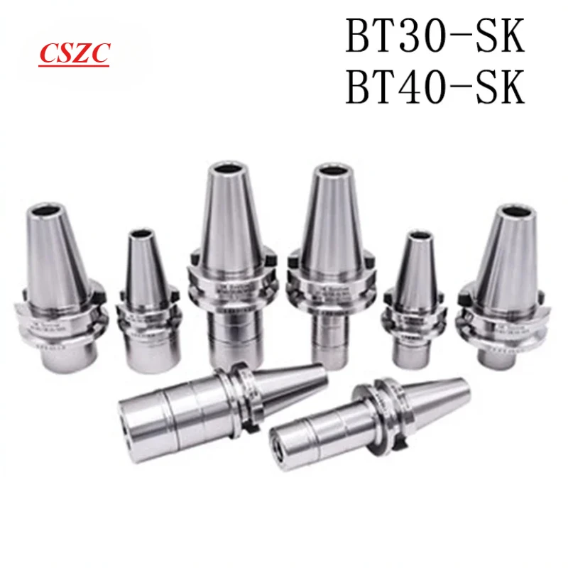 

NEW High Precision BT-SK knife shank BT30 BT40 SK10 SK16 60L 90L Tool Holder Collet Chuck CNC machining center spindle tool