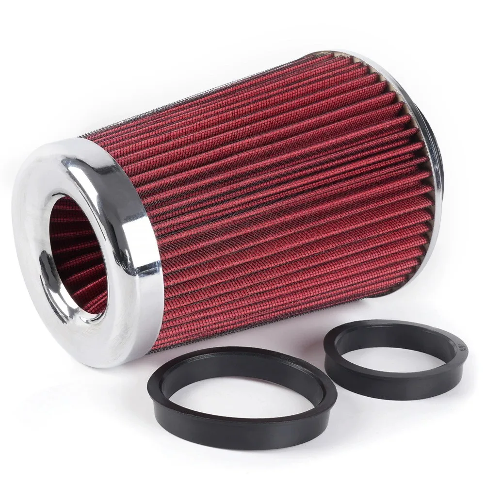 

Universal 76mm 89mm 102mm High Flow Air Intake Filter Mushroom Cone Performance Cold Air Filter Cleaner for Car Truck
