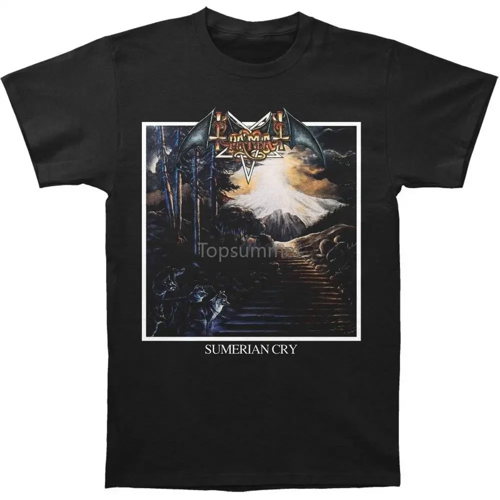 Authentic Tiamat Band Sumerian Cry Album Cover Gothic Metal T-Shirt S-3Xl New Men Summer Short Sleeves T Shirt Top Tee