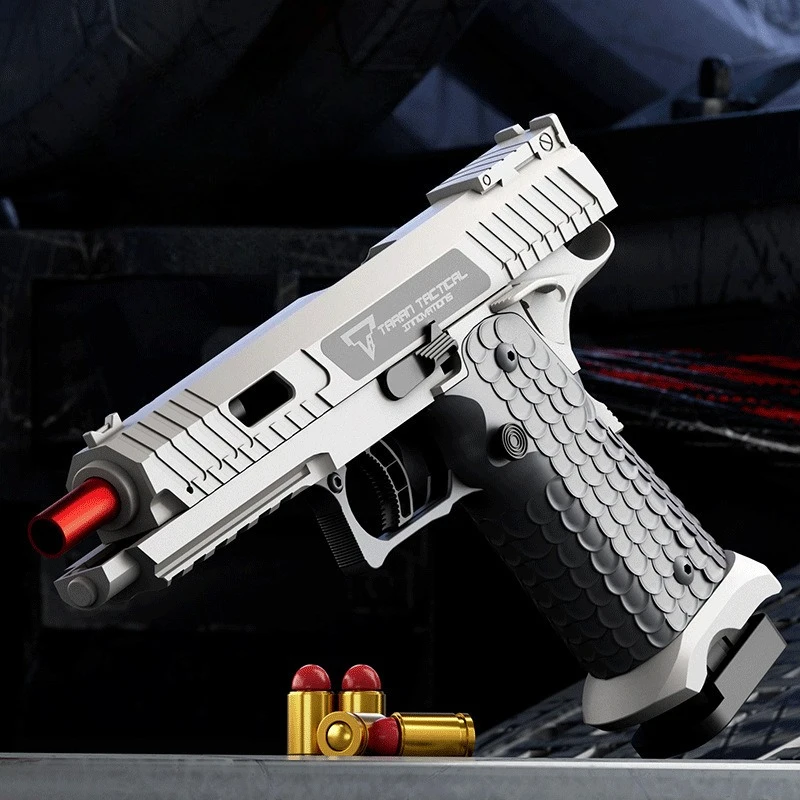 Csnoobs 2011 Continu Schieten Speelgoed Pistool Gooien Shell Pistool Radijs Pistool Lege Opknoping Outdoor Game Revolver Verjaardagscadeau