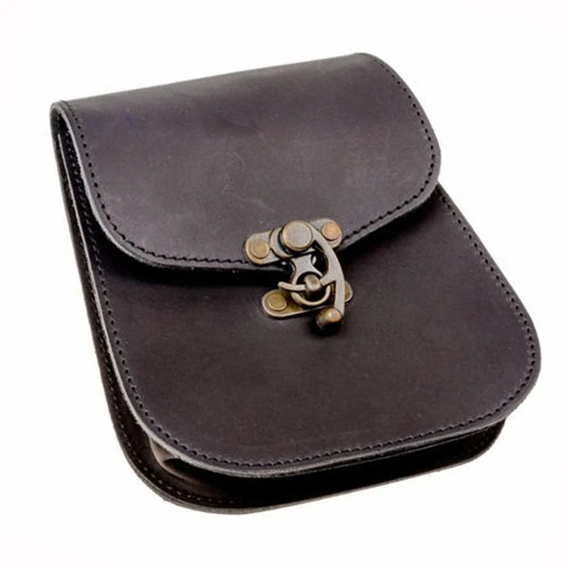 

Medieval Witch PU Leather Coin Bag Viking Pirate Knight Cosplay Accessory Renaissance Belt Pouch Handbag Festival Props LARP