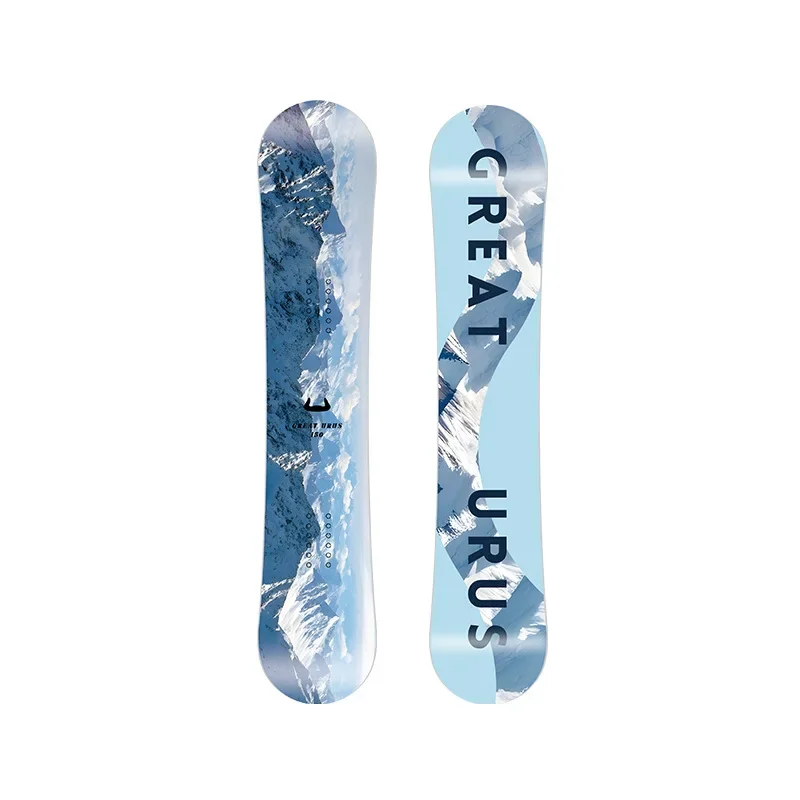 Professional Adult Giant Cow Snowboard Carbon Fiber Flat Flower Board All-Round Winter Board a Generation of Hair