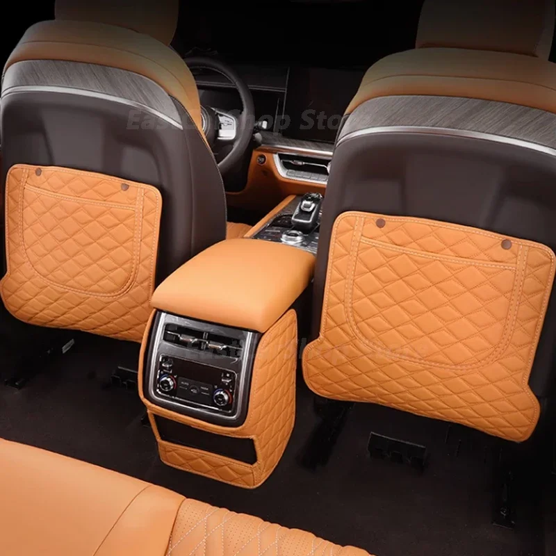 

For Great Wall GWM Tank 500 2022 2023 2024 Car Rear Seat Anti-Kick Pad Rear Seats Cover Interior Protective Pad Mat Accessories