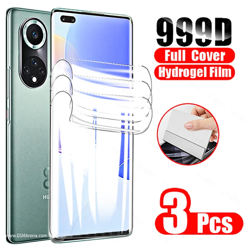 Hydrogel Film for Huawei Nova 9 Pro Screen Protectors Protective Films Nova9 8 Se Youth 8i NAM-LX9 AL00 Pro RTE-AL00 Lens Glass